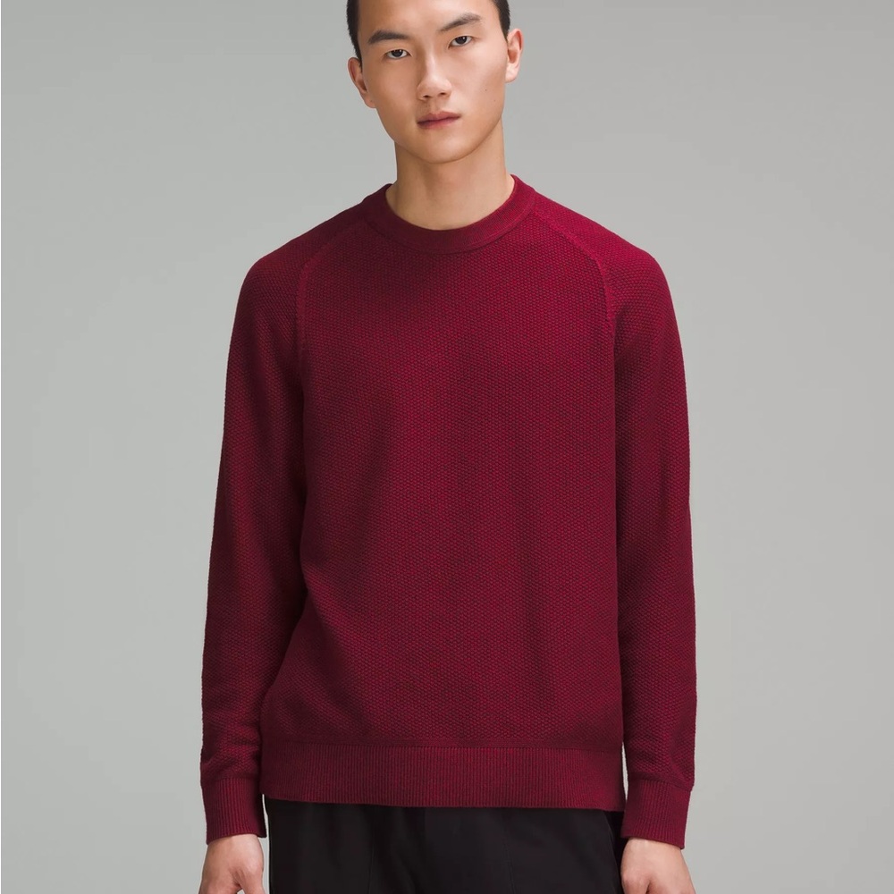 Lululemon Textured Knit Crewneck Sweater - Picture 1 of 5